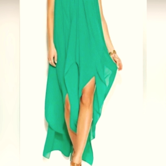 Michael Michael Kors Green Evening Dress sz Medium - Picture 4 of 11